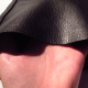 Black Custom Made Leather Pants (Cuff)