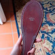 Custom-made leather battledore by OUCH.UK.com, a thoughtful gift from Anne O Nomis